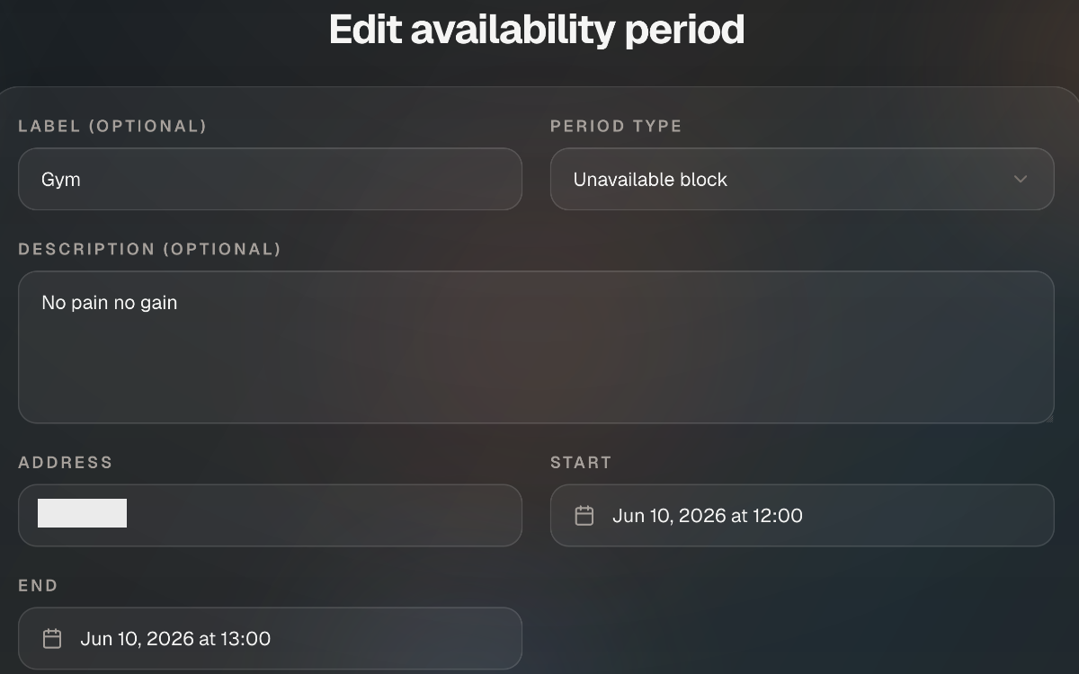 External blockout screen